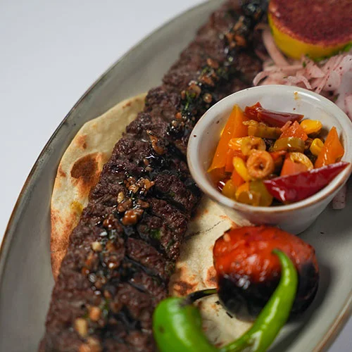 چلوکباب کوبیده