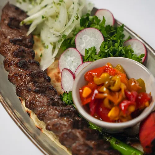 خوراک کباب کوبیده